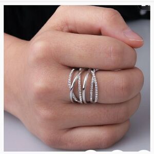 New Multi band statement ring